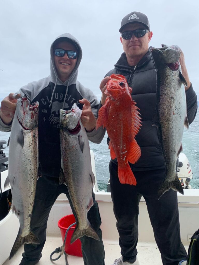 Fishing in Barkley Sound has been very good.   These anglers fished with Ray and had a great fishing day close to Swale Rock.  We are looking forward to some terrific salmon fishing in 2021 for West Coast Vancouver Island. 